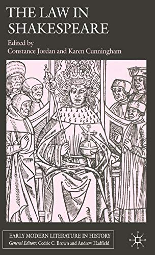 9781403992147: The Law in Shakespeare (Early Modern Literature in History)