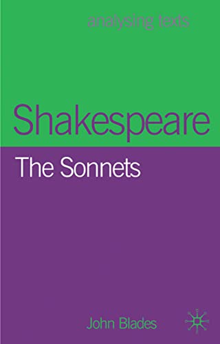 Beispielbild fr Shakespeare: The Sonnets: 80 (Analysing Texts) zum Verkauf von AwesomeBooks