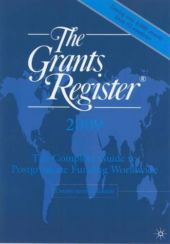 The Grants Register 2009 (9781403992628) by Palgrave Macmillan