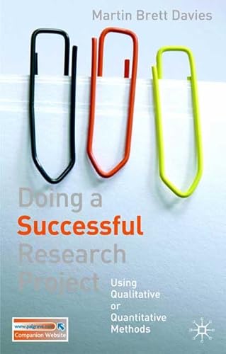 Imagen de archivo de Doing a Successful Research Project: Using Qualitative or Quantitative Methods a la venta por AwesomeBooks