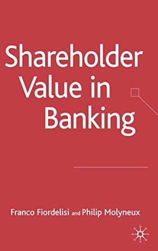 Beispielbild fr Shareholder Value in Banking zum Verkauf von Anybook.com