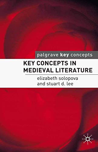 Beispielbild fr Key Concepts in Medieval Literature zum Verkauf von Better World Books Ltd