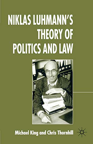 Beispielbild fr Niklas Luhmann's Theory of Politics and Law zum Verkauf von Antiquariaat Schot