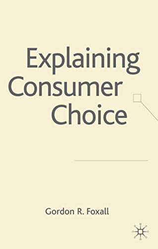 Beispielbild fr Explaining Consumer Choice zum Verkauf von medimops