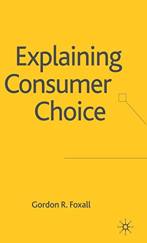 Stock image for Explaining Consumer Choice for sale by medimops