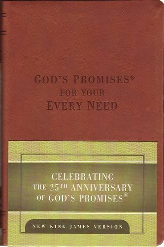 Imagen de archivo de God's Promises for Your Every Need: 25th Anniversary, Deluxe Leather a la venta por Jenson Books Inc