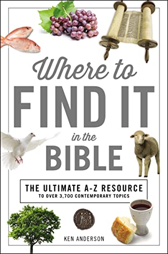 Beispielbild fr Where to Find It in the Bible (A to Z Series) zum Verkauf von Goodwill of Colorado