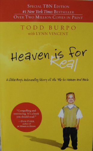 9781404175426: Heaven Is for Real (Special TBN Edition) Paperback (A Little Boy’s Astounding Story of His Trip to Heaven and Back)