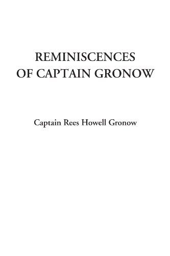 Beispielbild fr Reminiscences of Captain Gronow zum Verkauf von Solr Books