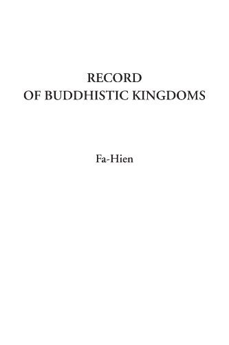 Imagen de archivo de Record of Buddhistic Kingdoms a la venta por Revaluation Books