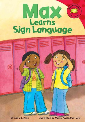 Beispielbild fr Max Learns Sign Language zum Verkauf von Better World Books