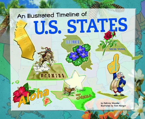 9781404866638: An Illustrated Timeline of U.S. States (Visual Timelines in History)