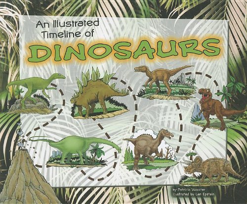 Stock image for An Illustrated Timeline of Dinosaurs (Visual Timelines in History) for sale by Jenson Books Inc