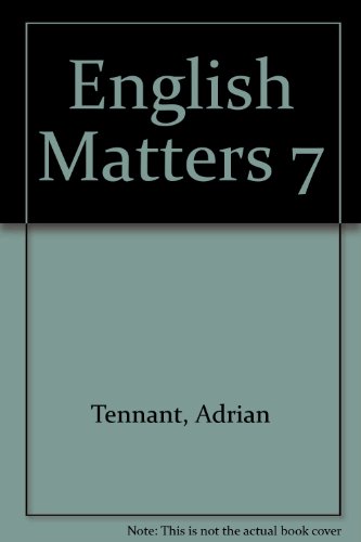English Matters 7 (9781405012539) by Tennant, Adrian