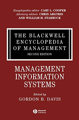 9781405100656: The Blackwell Encyclopedia of Management: Management Information Systems