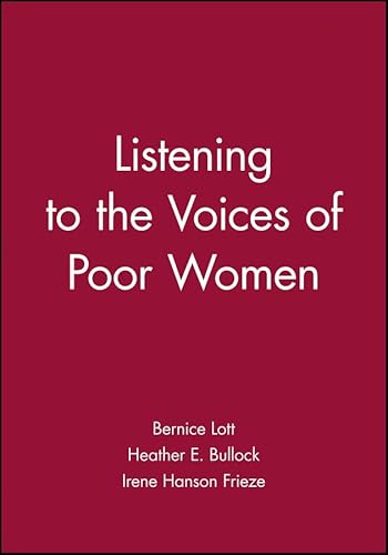 Stock image for Listening to the Voices of Poor Women for sale by ThriftBooks-Atlanta
