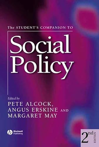 Imagen de archivo de The Student?s Companion to Social Policy a la venta por WorldofBooks