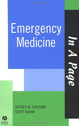 Stock image for In a Page Emergency Medicine for sale by HPB-Red