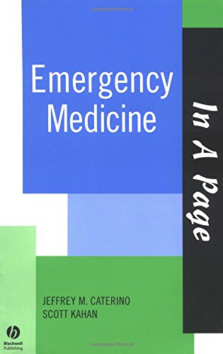 Stock image for In A Page Emergency Medicine for sale by Bookmans