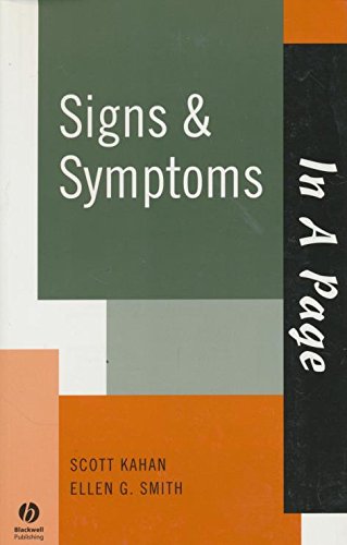 9781405103688: In a Page Signs and Symptoms
