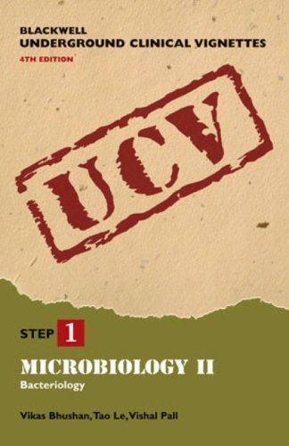 Imagen de archivo de Blackwell Underground Clinical Vignettes: Microbiology II: Bacteriology (Blackwell's Underground Clinical Vignettes) a la venta por GridFreed