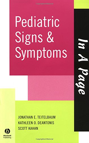 Stock image for In a Page Pediatric Signs and Symptoms for sale by Better World Books
