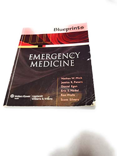 Stock image for Blueprints Emergency Medicine (Blueprints Series) for sale by Goodwill Books
