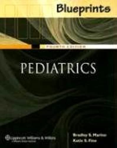 Beispielbild fr Blueprints Pediatrics zum Verkauf von Better World Books