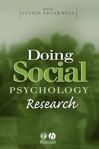 9781405108126: Doing Social Psychology Research