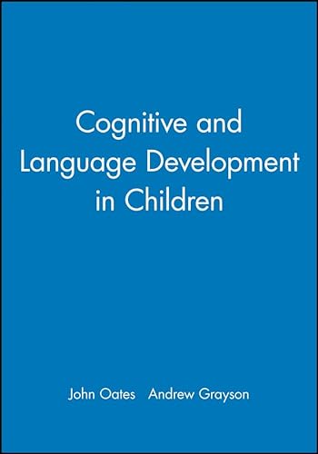 9781405110457: Cognitive and Language Development in Children