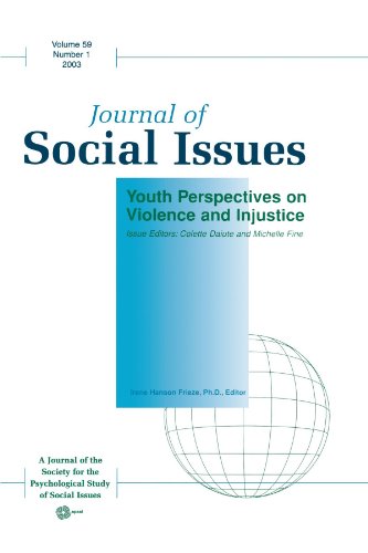 Imagen de archivo de Youth Perspectives on Violence and Injustice a la venta por Better World Books