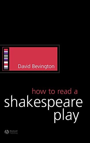 9781405113953: How to Read a Shakespeare Play (How to Study Literature)