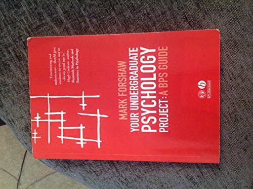 Beispielbild fr Undergraduate Psychology Project: A BPS Guide zum Verkauf von WorldofBooks
