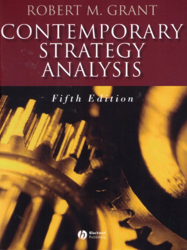 Contemporary Strategy Analysis