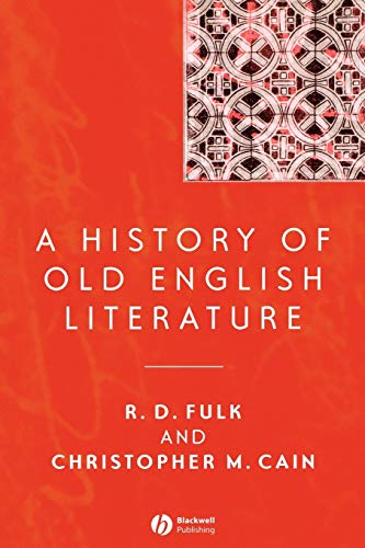 Imagen de archivo de A History of Old English Literature (Blackwell History of Literature) a la venta por Chiron Media