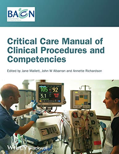 Stock image for Critical Care Manual of Clinical Procedures and Competencies for sale by WorldofBooks