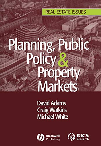 Stock image for Planning, Public Policy & Property Markets (Real Estate Issues) for sale by Anybook.com