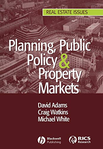 9781405124300: Planning, Public Policy & Property Markets