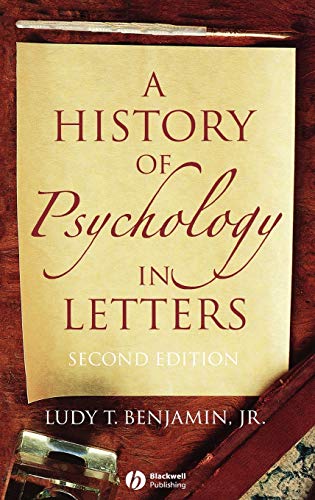 9781405126113: A History of Psychology in Letters
