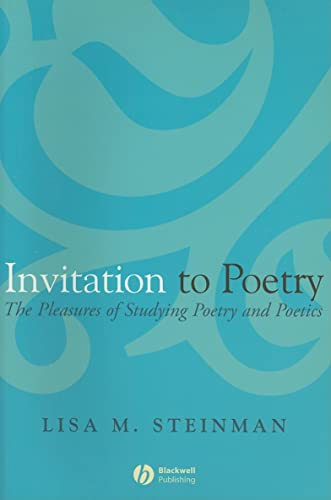 9781405131643: Invitation to Poetry: The Pleasures of Studying Poetry and Poetics