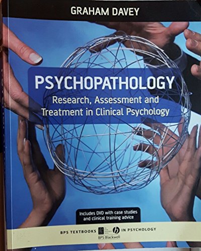 Imagen de archivo de Psychopathology: Research, Assessment and Treatment in Clinical Psychology [With DVD] a la venta por ThriftBooks-Dallas