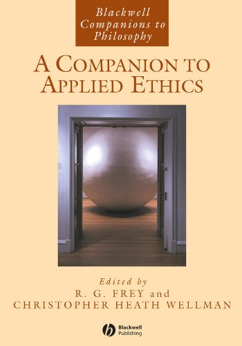 A Companion to Applied Ethics - Frey, R. G.