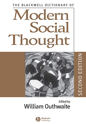 9781405134569: The Blackwell Dictionary of Modern Social Thought