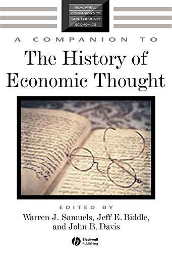 Beispielbild fr A Companion to the History of Economic Thought zum Verkauf von Better World Books Ltd