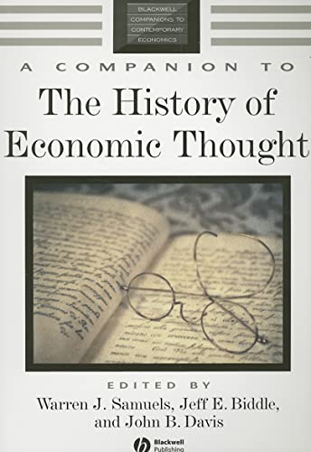 Stock image for A Companion to the History of Economic Thought for sale by Better World Books Ltd