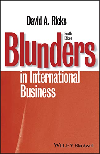 Stock image for Blunders in International Business for sale by SecondSale