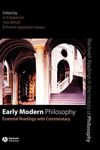 Imagen de archivo de Early Modern Philosophy: Essential Readings with Commentary (Blackwell Readings in the History of Philosophy) a la venta por HPB-Red