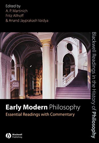 Beispielbild fr Early Modern Philosophy: Essential Readings with Commentary (Blackwell Readings in the History of Philosophy) zum Verkauf von Cambridge Rare Books