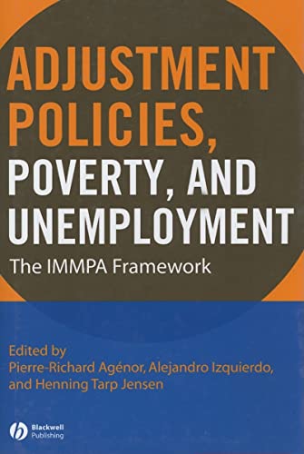 Stock image for Adjustment Policies, Poverty, and Unemployment : The IMMPA Framework for sale by Better World Books: West