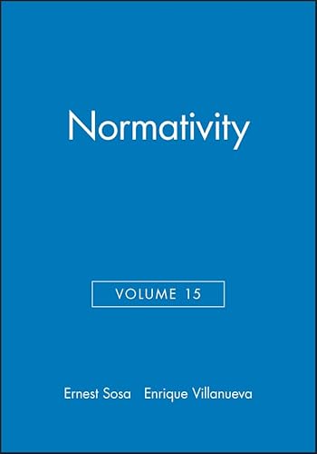 Beispielbild fr Philosophical Issues, Normativity: Philosophical Issues, Volume 15 (Philosophical Issues: A Supplement to Nous) zum Verkauf von RWL GROUP  (Booksellers)